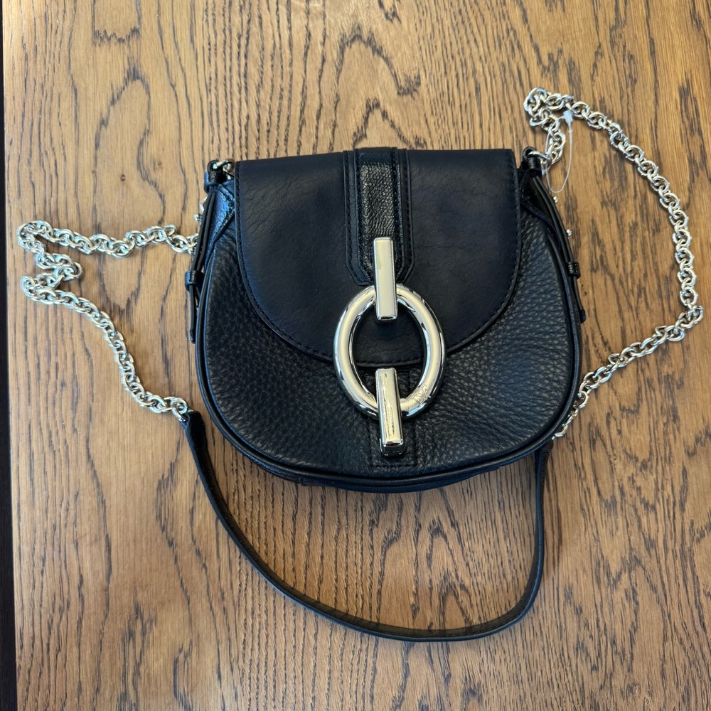 Diane von Furstenberg Sutra Mini Leather Crossbody bag purse chain Revolve Bag